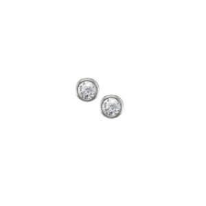 9ct white gold sapphire raindrop earrings