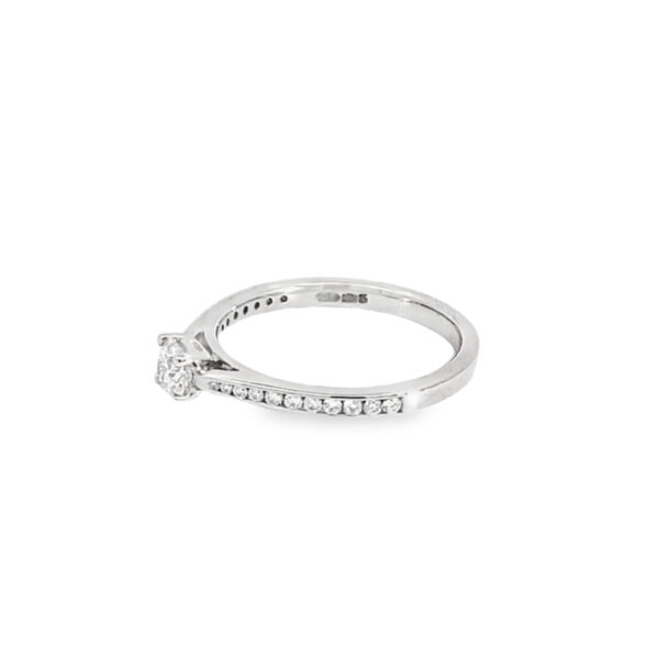 Platinum 0.28ct Diamond Engagement Ring