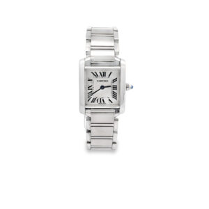 Preloved Ladies Steel Cartier Tank Francaise Watch